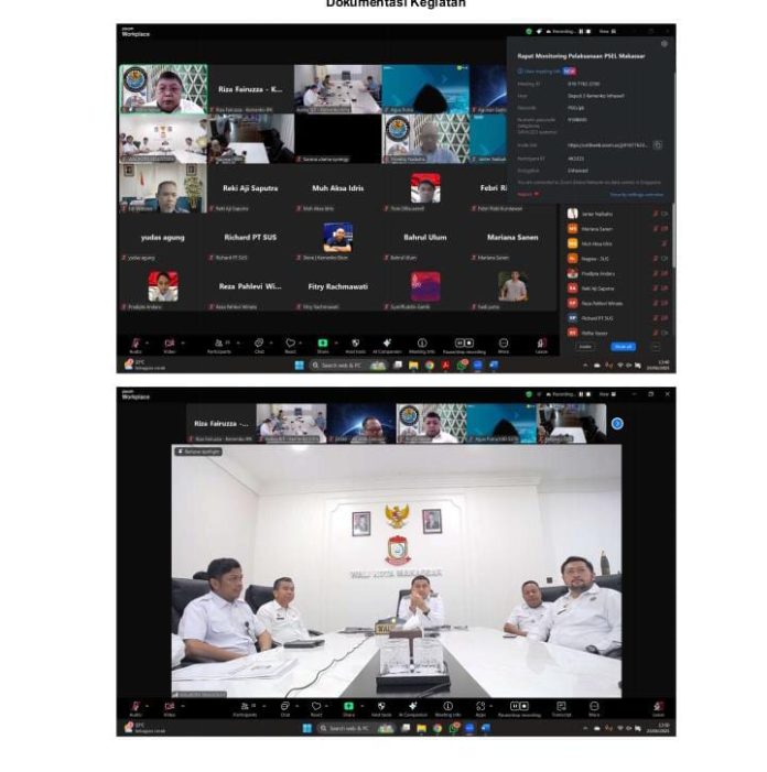 IMG-20250720-WA0318 FOTO: Kementerian Koordinator Bidang Infrastruktur dan Pembangunan Wilayah saat menggelar rapat secara daring melalui zoom meeting pada Rabu 25 Juni 2025 lalu. (Hasil tangkapan layar)