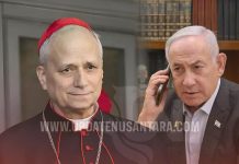 Gereja Katolik di Gaza Diserang Zionis Israel, Netanyahu Telepon Paus Leo XIV: Ditegur Keras FOTO: Perdana Menteri ‘Israel’ Benjamin Netanyahu menelepon langsung Paus Leo XIV. (Kolase Update Indonesia)