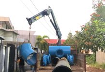Humas PDAM Makassar: 8 Hari Pengerjaan Koneksi Pipa, 50 Persen Air Tak Teraliri ke Pelanggan FOTO: Pekerjaan koneksi pipa 700 DIP milimeter (mm) ke 400 mm ACP yang berlokasi di Jalan Sultan Alauddin (Bundaran Pabaeng bareng dan Jalan Veteran). (Istimewa)