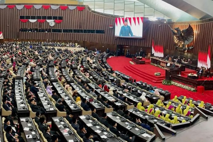 FOTO: Sidang tahunan MPR, DPR dan DPD RI. (Properti via Facebook) 