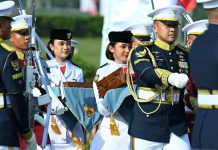 Kirab Bendera Pusaka Warnai Pembukaan Peringatan HUT ke-80 Kemerdekaan RI FOTO: Prosesi kirab budaya dari Monumen Nasional (Monas) menuju Istana Merdeka, Jakarta, pada Minggu pagi (17/08/2025), (Sumber: BPMI Setpres)