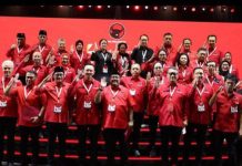 Megawati Lantik Pengurus PDIP 2025-2030, Ketua Umum Rangkap Sekjen, ini Daftar Lengkapnya FOTO: Pengurus PDIP 2025-2030 dilantik Megawati Soekarnoputri. (dok. Monang Sinaga)