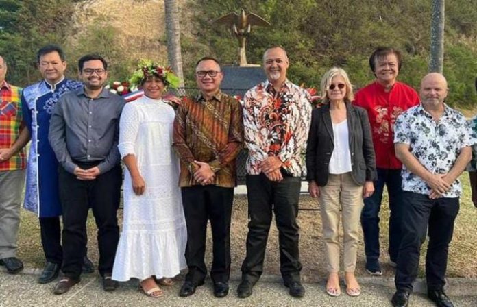 FOTO: Peringatan 127 tahun kedatangan orang Jawa di Kaledonia Baru. (Dok. Kemlu)