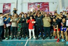 Torut Keluar Sebagai Juara Umum South Sulawesi Boxing Championship FOTO: Tim Toraja Utara tampil sebagai juara umum South Sulawesi Boxing Championship yang dilaksanakan dari tanggal 01-05 Agustus 2025 yang digelar di GOR Rantepao, Toraja Utara.