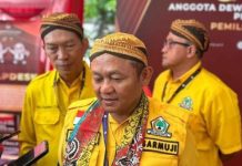 Unggul dalam Hitung Cepat, DPP Partai Golkar Beri Ucapan Selamat ke Matius-Aryoko FOTO: Sekertaris Jenderal (Sekjen) DPP Partai Golkar Muhammad Sarmuji (Properti via Kabar Golkar)