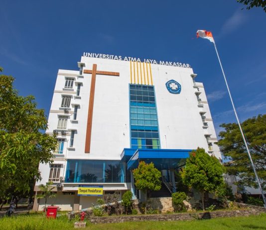 Universitas Atma Jaya Makassar Bakal Lantik Rektor Baru FOTO: Gedung Rektorat Universitas Atma Jaya Makassar, Tamalate, Kota Makassar. (Istimewa)