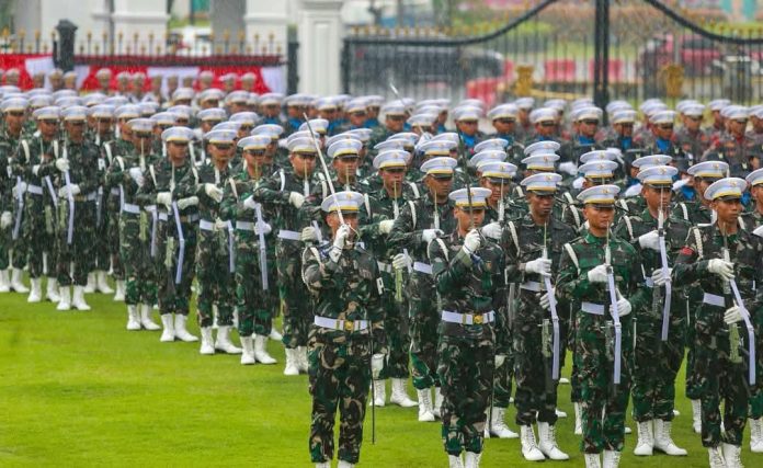 IMG-20250813-WA0250 FOTO: Istana merdeka Jakarta mempersiapkan pelaksanaan upacara bendera dalam rangka peringatan detik detik proklamasi ke 80 tahun. (Istimewa)