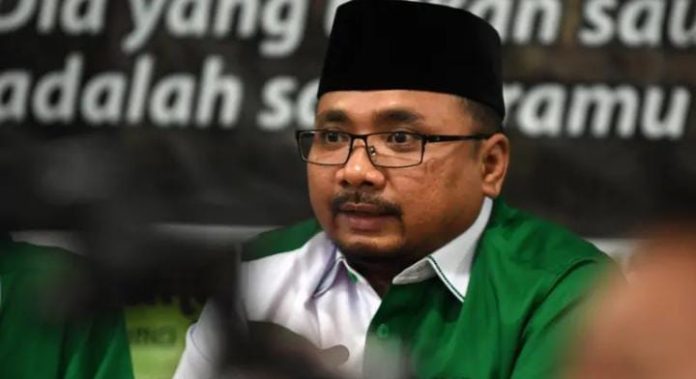 IMG-20250814-WA0093 FOTO: Mantan Menteri Agama Yaqut Cholil Qoumas. (ANTARA FOTO/WAHYU PUTRO)