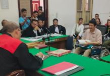 Sidang Lanjutan Terdakwa Dr.Paulus, Pemeriksaan 2 Saksi Pelapor Serta Kemunculan Korban Lainnya FOTO: Suasana sidang kasus dugaan tindak pidana pengrusakan oleh orang suruhan Dr.Paulus dan Nancy di Pengadilan Negeri Medan, Sumatera Utara, Kamis (14/8/25)
