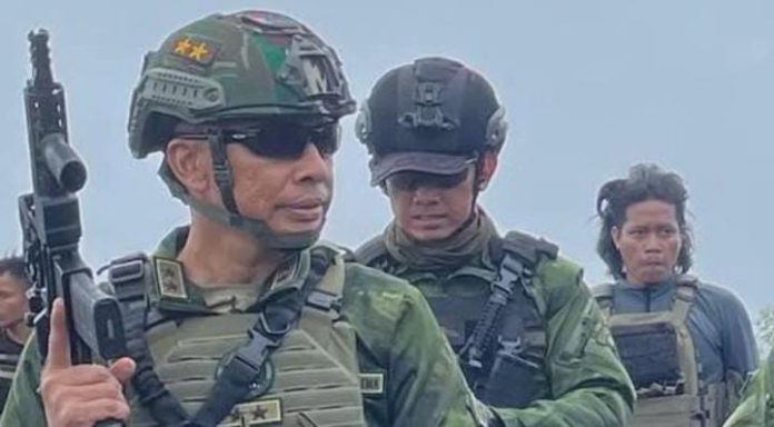 FOTO: Panglima Komando Operasi (Pangko-ops) Habema, Mayjen TNI Lucky Avianto