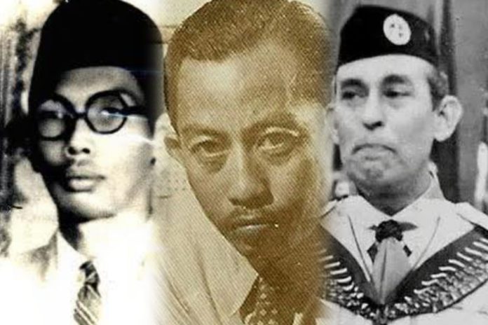 FOTO: Wage Rudolf Supratman, Ismail Marzuki dan Habib Muhammad Husein al-Mutahar (H. Mutahar). [Kolase]