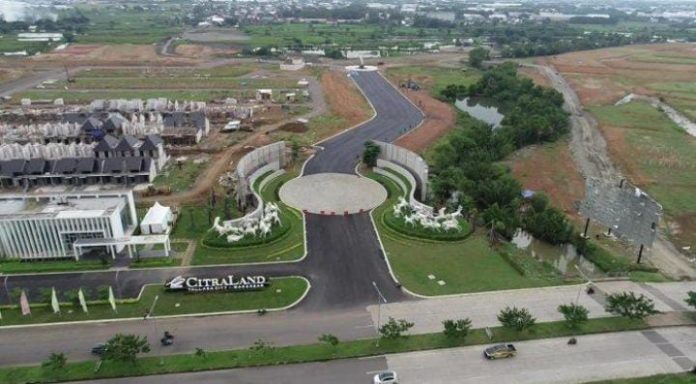 FOTO: Kemajuan pembangunan di CitraLand Tallasa City Jl Lingkar Barat Makassar, yang merupakan jalan baru yang menghubungkan Jl Perintis Kemerdekaan dengan Jl Tol Reformasi telah memulai pembagunan untuk tahal pertama. (CitraLand Tallasa City)
