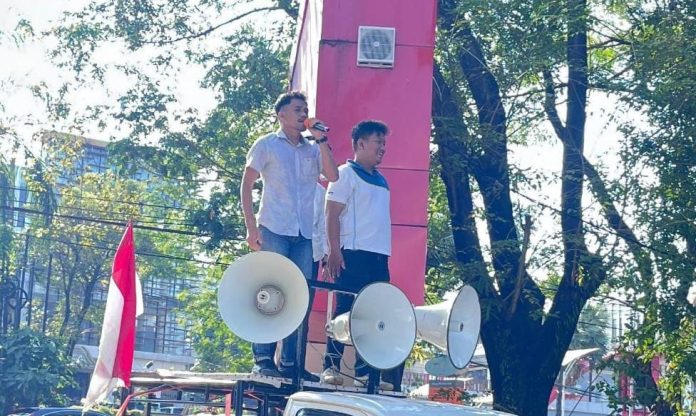 FOTO: Serikat Mahasiswa Muslimin Indonesia (SEMMI) Cabang Takalar saat menggelar aksi unjuk rasa.