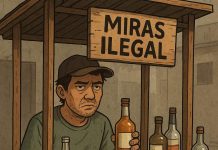 Di Bone: Miras Ilegal Marak Dijual Dekat Masjid, Warga Desak Penindakan Tegas! FOTO: Ilustrasi penjualan miras (Istimewa)