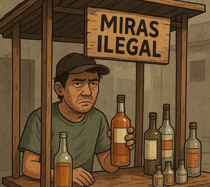 FOTO: Ilustrasi penjualan miras (Istimewa)