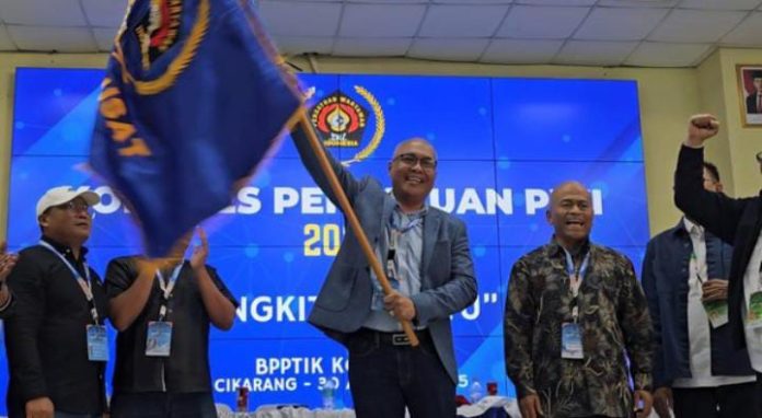 FOTO: Direktur Utama LKBN ANTARA, Akhmad Munir, resmi terpilih sebagai Ketua Umum Persatuan Wartawan Indonesia (PWI) Pusat periode 2025-2030. (Dok istimewa).