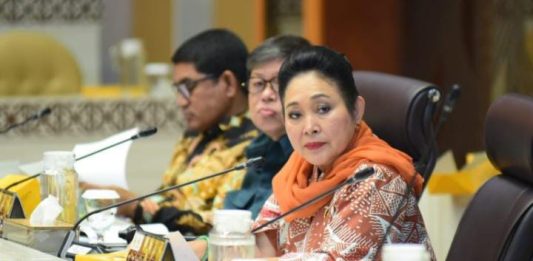 Titiek Pertanyakan Keabsahan Permenhut, Diteken Saat Menhut Berada di Luar Negeri FOTO: Ketua Komisi IV DPR RI Titiek Soeharto. (Properti milik DPP Partai Gerindra)