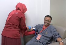 Lima Bacalon Rektor Unhas Jalani Pemeriksaan Kesehatan di RSP Unhas FOTO: Calon Rektor Unhas Periode 2026-2030 Prof. Dr. Sukardi Weda, SS., M.Hum., M.Pd., M.Si., MM., M.Sos.I, MA. Saat pemeriksaan kesehatan di Rumah Sakit Pendidikan (RSP) Unhas