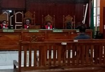 Pledoi Terdakwa Korupsi ADD Padangsidimpuan Ungkap Peran Pj. Walikota dan Oknum JPU FOTO: Sidang lanjutan perkara dugaan korupsi alokasi dana desa (ADD) Kota Padangsidimpuan dengan terdakwa mantan Kepala Dinas Pemberdayaan Masyarakat dan Desa (PMD) Padangsidimpuan, Ismail Fahmi Siregar di Ruang Sidang Utama Pengadilan Tipikor Medan, Selasa (10/9/2025).