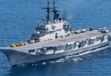 Pemerintah RI Berencana Mengakuisisi Kapal Induk Angkatan Laut Italia FOTO: Kapal induk ITS Giuseppe Garibaldi (Istimewa)