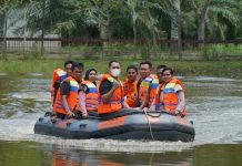 Inovasi Berkelanjutan Pertamina EP Rantau: Dari Lahan Tidur Jadi Kebun Cabai hingga Pemberdayaan Disabilitas FOTO: Satgas Digdaya yang merupakan kelompok penyandang difabel berlatih tanggap darurat banjir Bersama BPBD Aceh Tamiang.