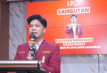 Tak Hadiri Dialog: Cipayung Plus Sesalkan Pimpinan DPRD Makassar Tak Ikut FOTO: Nasruddin Ketua Ikatan Mahasiswa Muhamadiyah (IMM) Kota Makassar.