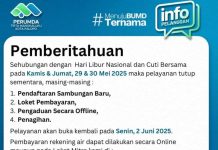 Pelayanan Perumda Tirta Mangkaluku Palopo Ditutup 29–30 Mei, Dibuka Kembali 2 Juni