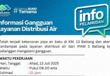 Distribusi Air Bersih Terganggu, Perumda TM Palopo Gerak Cepat Perbaiki Kebocoran Pipa Battang