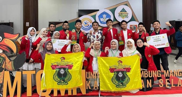 FOTO: Mahasiswa Universitas Hasanuddin kembali menorehkan prestasi gemilang pada ajang Musabaqah Tilawatil Qur’an Mahasiswa Nasional (MTQMN) XVIII yang digelar di Universitas Lambung Mangkurat, Banjarmasin, pada 5–9 Oktober 2025.