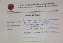Kadis Tata Ruang Bakal Kirim Tim ke RSIA Ananda, LASKAR Lapor Resmi Pemilik ke DPP PDIP FOTO: Surat aduan LASKAR Sulsel ke DPP PDI Perjuangan