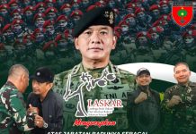 LASKAR Sulsel Sampaikan Ucapan Selamat atas Terpilihnya Mayjen TNI Bagung Nawoko sebagai Pangdam XIV/Hasanuddin FOTO: Mayjen TNI Bagung Nawoko sebagai Pangdam XIV/Hasanuddin