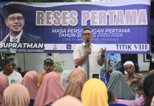 Ketua DPRD Kota Makassar, Supratman Gelar Reses Pertama FOTO: Ketua DPRD Kota Makassar, Supratman kembali menyapa warga dalam agenda reses pertama masa persidangan pertama masa sidang 2025/2026, Rabu (15/10/2025).