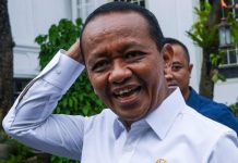 Bahlil di PAW dari Anggota Majelis Wali Amanat Unhas FOTO: Bahlil Lahadalia Menteri ESDM yang juga eks anggota Majelis Wali Amanat (MWA) Universitas Hasanuddin. (Properti Kompas)