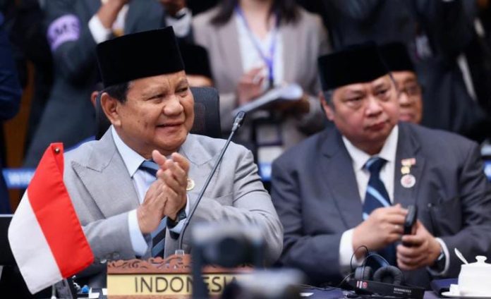 IMG-20251027-WA0009 FOTO: Presiden Prabowo saat menghadiri Konferensi Tingkat Tinggi (KTT) ke-14 ASEAN–United States (US) yang digelar di Kuala Lumpur Convention Centre (KLCC), Malaysia, pada Minggu, 26 Oktober 2025. (Foto: BPMI Setpres)