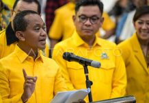 Signal Musda di Sulsel, Bahlil: Golkar Wajib Rebut Sulsel dari Nasdem FOTO: Bahlil Lahadalia Ketua Umum DPP Partai Golkar (Properti via Antara.com)