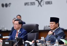 Di KTT APEC, Presiden Prabowo Sampaikan Pentingnya Peran UMKM FOTO: Suasana Konferensi Tingkat Tinggi (KTT) Kerja Sama Ekonomi Asia Pasifik (APEC) 2025 yang diselenggarakan di Hwabaek International Convention Centre (HICO), Gyeongju, Republik Korea, pada Jumat, 31 Oktober 2025. (Foto: BPMI Setpres)