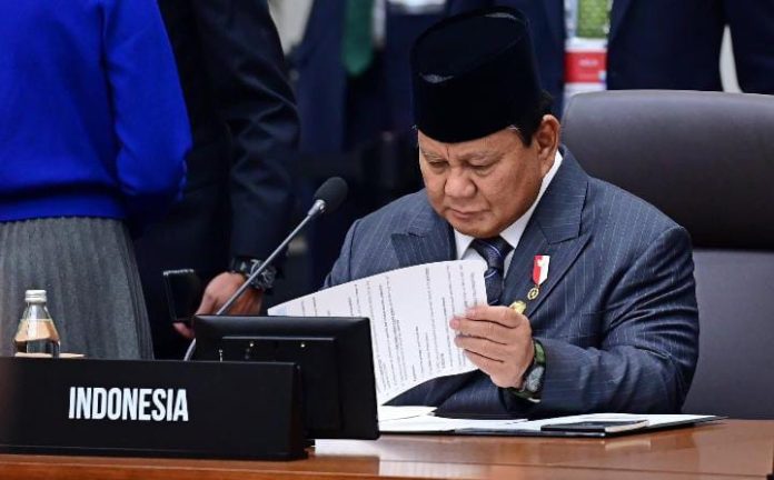 FOTO: Presiden Republik Indonesia, Prabowo Subianto menghadiri Konferensi Tingkat Tinggi (KTT) Kerja Sama Ekonomi Asia Pasifik (APEC) 2025 yang diselenggarakan di Hwabaek International Convention Centre (HICO), Gyeongju, Republik Korea, pada Jumat, 31 Oktober 2025. (Foto: BPMI Setpres)