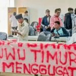 Sebulan Berlalu, AMLT Pertanyakan Komitmen DPRD Lutim Soal Tim Audit Investigasi Sewa Lahan Pemkab FOTO: Aliansi Masyarakat Luwu Timur (AMLT) kembali menyoroti sikap Dewan Perwakilan Rakyat Daerah (DPRD) Luwu Timur.