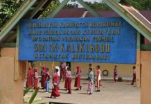 Atap SD Negeri 156 Kalukubodo Roboh, Kepsek: Ruangan Sudah Lama Tidak Dipakai Belajar FOTO: SD Negeri 156 Kalukubodo, Kecamatan Bonto Bahari, Kabupaten Bulukumba, Sulawesi Selatan. (Istimewa)