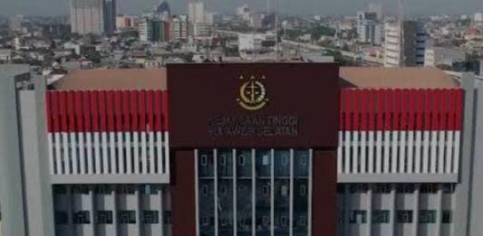 Penyidik Kejati Sulsel Kembali Periksa 2 Bupati di Kasus Dugaan Korupsi Bibit Nanas FOTO: Kantor Kejaksaan Tinggi Sulawesi Selatan, Jl Urip Sumoharjo, Km 4 Makassar. (Istimewa)