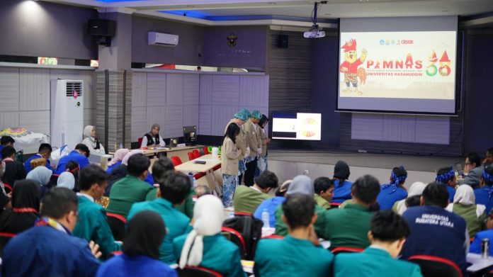 FOTO: Penilaian presentasi peserta Pekan Ilmiah Mahasiswa Nasional (PIMNAS) ke-38 mulai berlangsung di Kampus Tamalanrea Universitas Hasanuddin pada Selasa (25/11). Penilaian presentasi ini berlangsung selama dua hari hingga 26 November, mulai pukul 08.30 hingga 17.00 WITA.