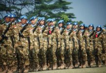 Jenderal Bintang Tiga, Pimpin Pasukan Perdamaian ke Gaza Lengkap dengan Kapal Rumah Sakit FOTO: Pasukan Perdamaian saat bertugas ke Konga XXXIX-A/Congo dan Satgas Maritime Task Force (MTF) TNI Konga XXVIII-K UNIFIL. (Dok. @Puspen_TNI)