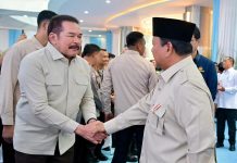 Pesan Presiden Prabowo di Prasasti Kepada Jajaran Kejaksaan FOTO: Presiden Prabowo Subianto bersama Jaksa Agung RI ST Burhanuddin, Jakarta, pada Rabu, 24 Desember 2025. (Foto: BPMI Setpres)