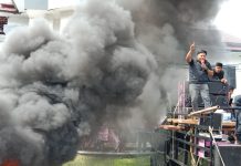 Aliansi Masyarakat Lingkar Tambang Tolak Eksplorasi Emas di Kabupaten Enrekang FOTO: Aliansi Masyarakat Lingkar Tambang menggelar aksi jilid II terkait penolakan rencana penambangan emas di wilayah Kecamatan Kendana dan Kecamatan Enrekang, Kabupaten Enrekang, Sulawesi Selatan, Senin ( 01/12/2025).