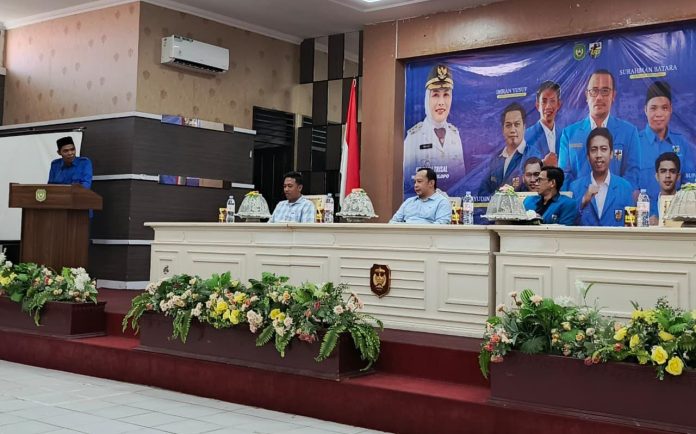 FOTO: DPD II KNPI Kota Palopo menggelar Rapat Pimpinan Daerah ( Rapimda) yang dilanjutkan dengan Musyawarah Daerah (Musda) di Aula Sakotae, Rumah Jabatan Wali Kota Palopo, Sabtu, 06 Desember 2025.