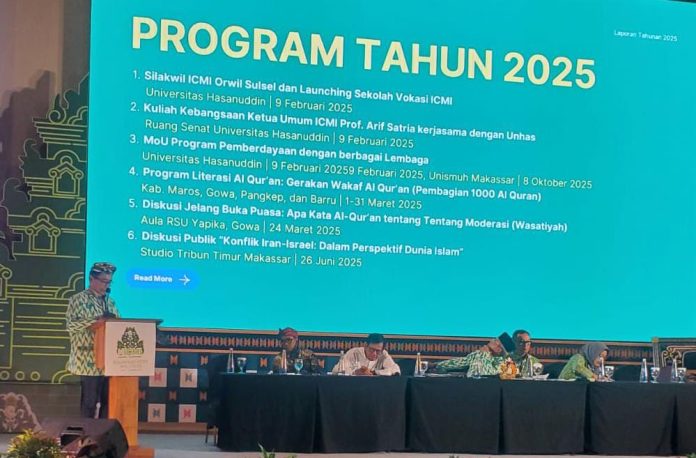 FOTO: Silaturahmi Kerja Nasional (Silaknas) Ikatan Cendekiawan Muslim Indonesia (ICMI) Sulsel, digelar sebagai forum strategis tahunan yang mempertemukan para cendekiawan Muslim dari seluruh Indonesia. berlangsung di Bali pada 7 Desember 2025