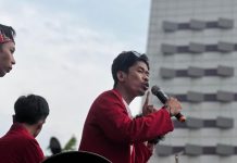 Pantaskah Proyek Pertahanan Dibangun di Atas Air Mata? FOTO: Adri Fadli Ketua LMND Sulsel.