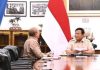 Pemerintah Kebut Pembangunan Kampung Haji Ada 13 tower dan 1 Mal FOTO: Presiden Prabowo Subianto saat menerima Kepala BPI Danantara, Rosan Roeslani, di Istana Merdeka, pada Rabu, 17 Desember 2025. (Properti Seskab)