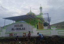Masjid Al Ikhlas Kini Berada di Lokasi Yang Lebih Layak FOTO: Masjid Al Ikhlas Komplek Veteran, Medan Estate, Sumatera Utara.