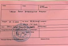 Mantan Anggota DPR RI Fraksi PDIP dari Dapil Sulsel III Resmi Dilaporkan ke Kejagung RI FOTO: Bukti surat aduan masyarakat yang disampaikan oleh Sultan Hasanuddin Corruption Watch (SHCW)